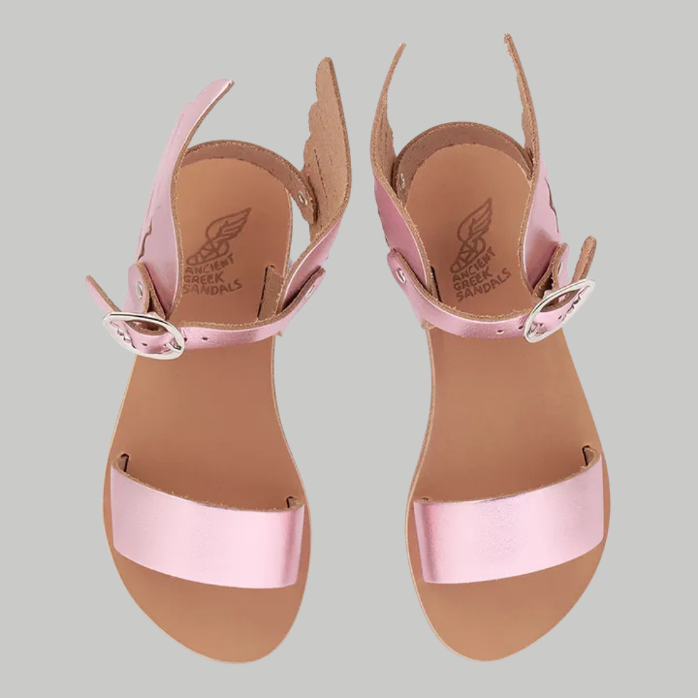 Little Ikaria Soft Sandals in Leather - soft pink