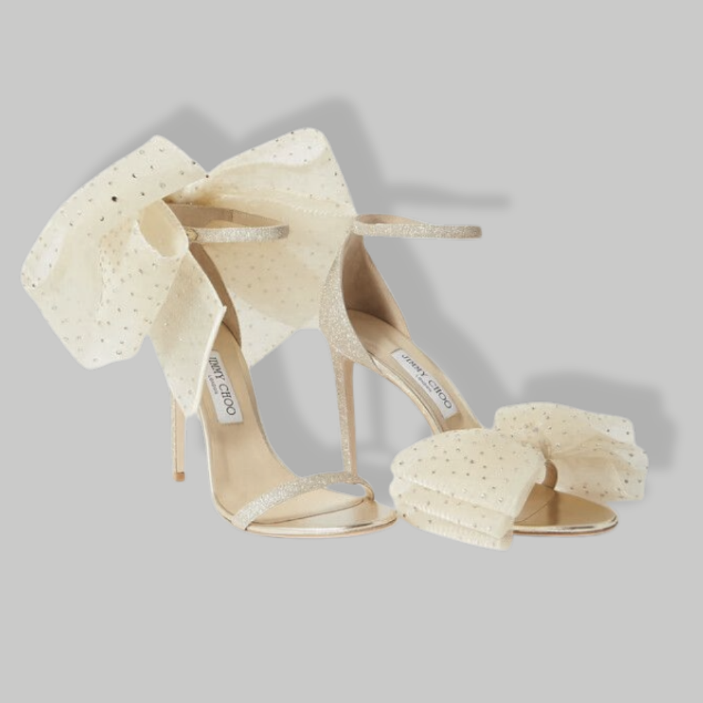 Jimmy Choo - AVELINE 100 - Dusty Glitter