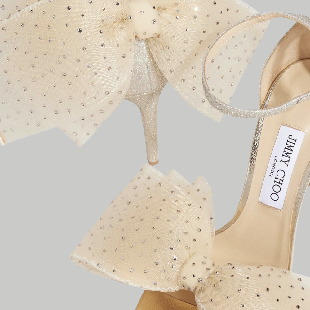 Jimmy Choo - AVELINE 100 - Dusty Glitter