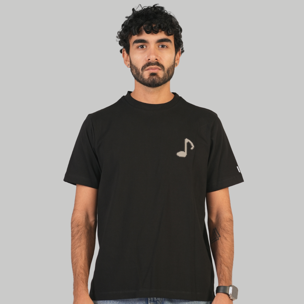 Pixelated note t-shirt