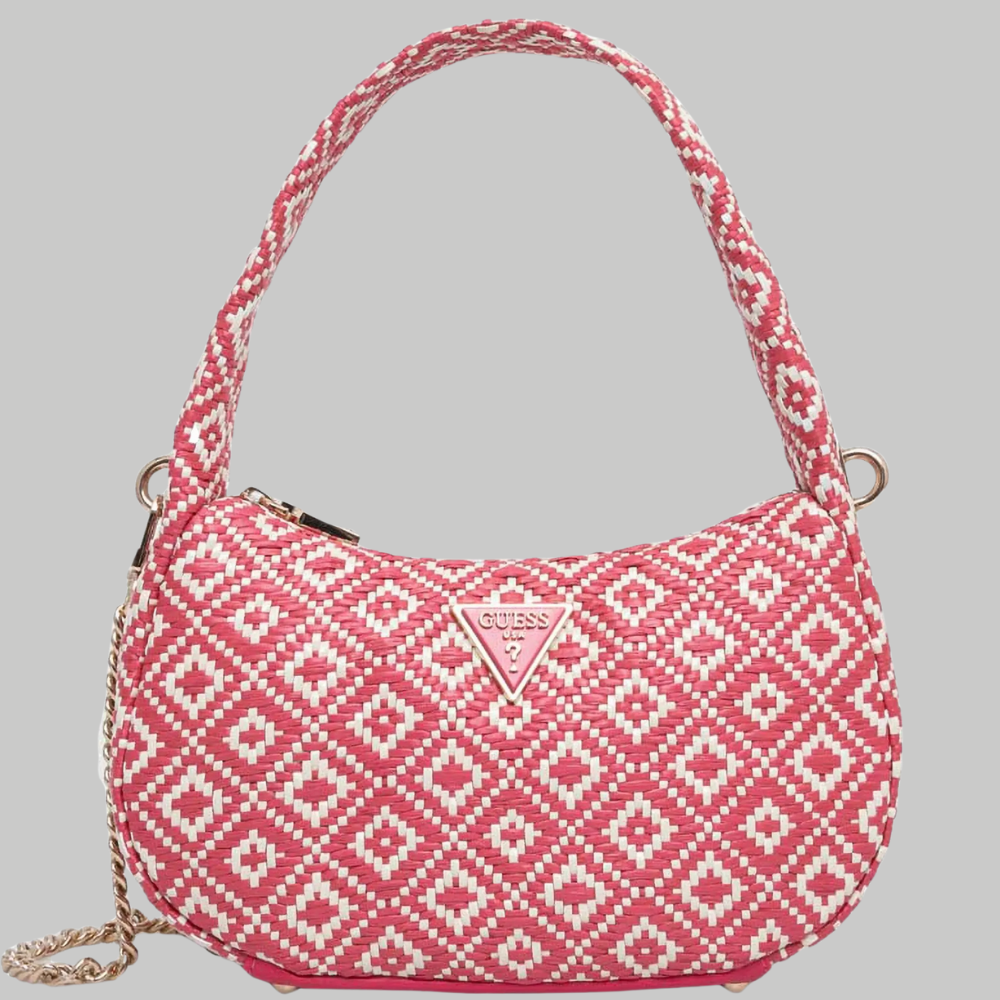 Rianee raffia shoulder bag