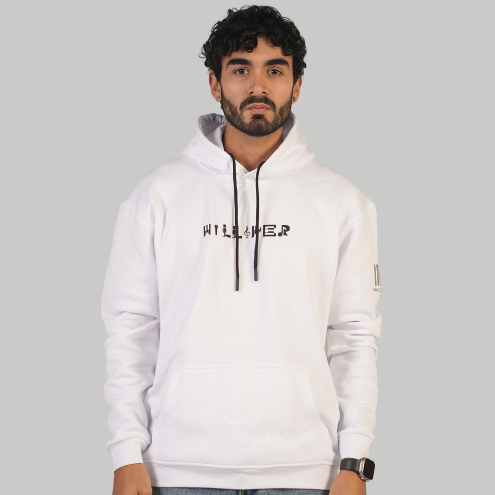 Musical font - hoodie