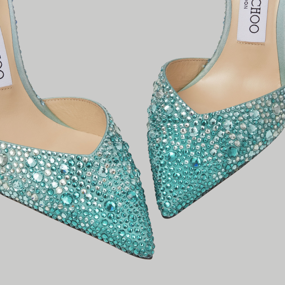 Jimmy Choo - SAEDA 100 - Peacock Smoke