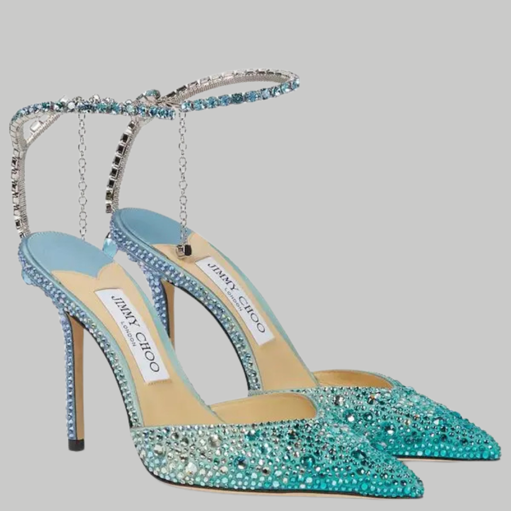 Jimmy Choo - SAEDA 100 - Peacock Smoke