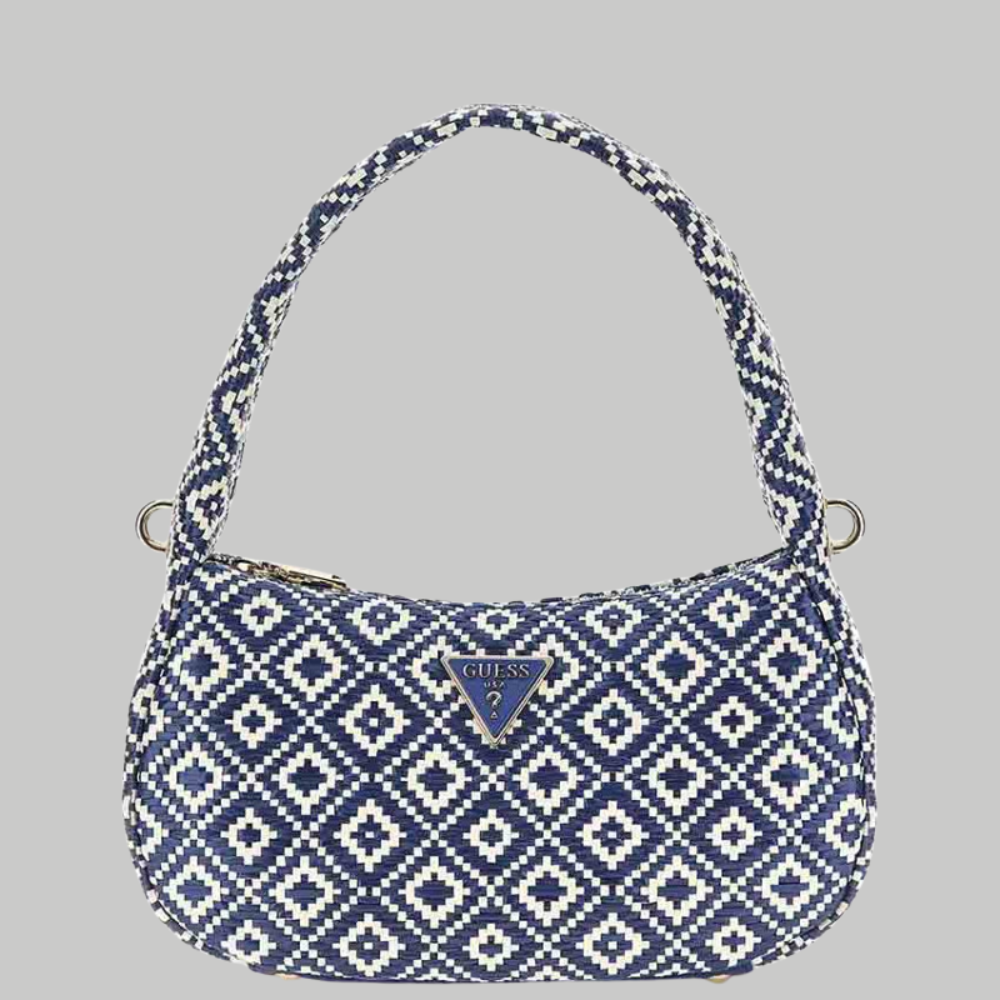 Rianee raffia shoulder bag