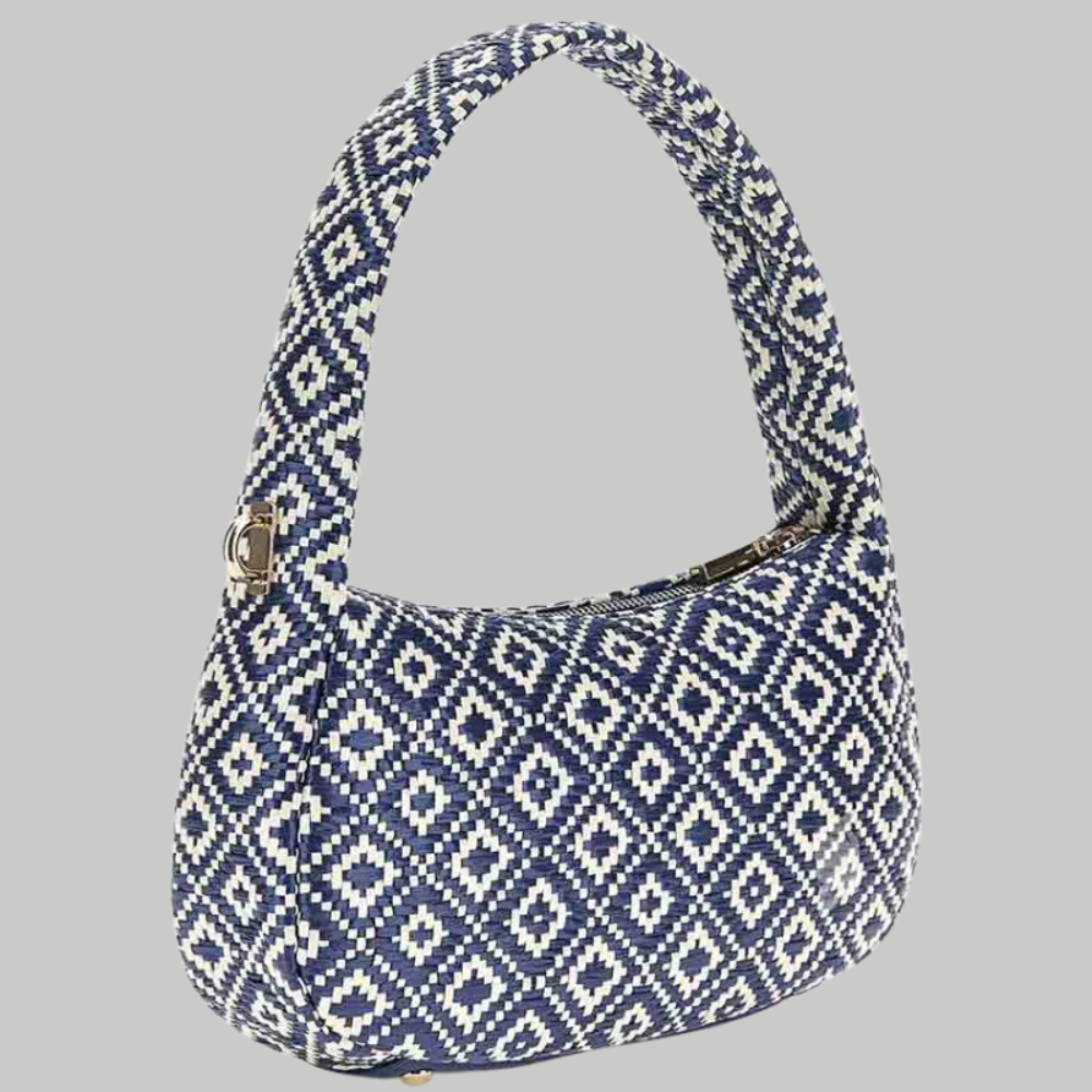 Rianee raffia shoulder bag