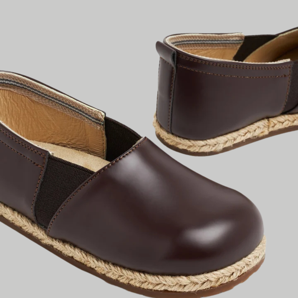 Two-Tone Suede Espadrilles